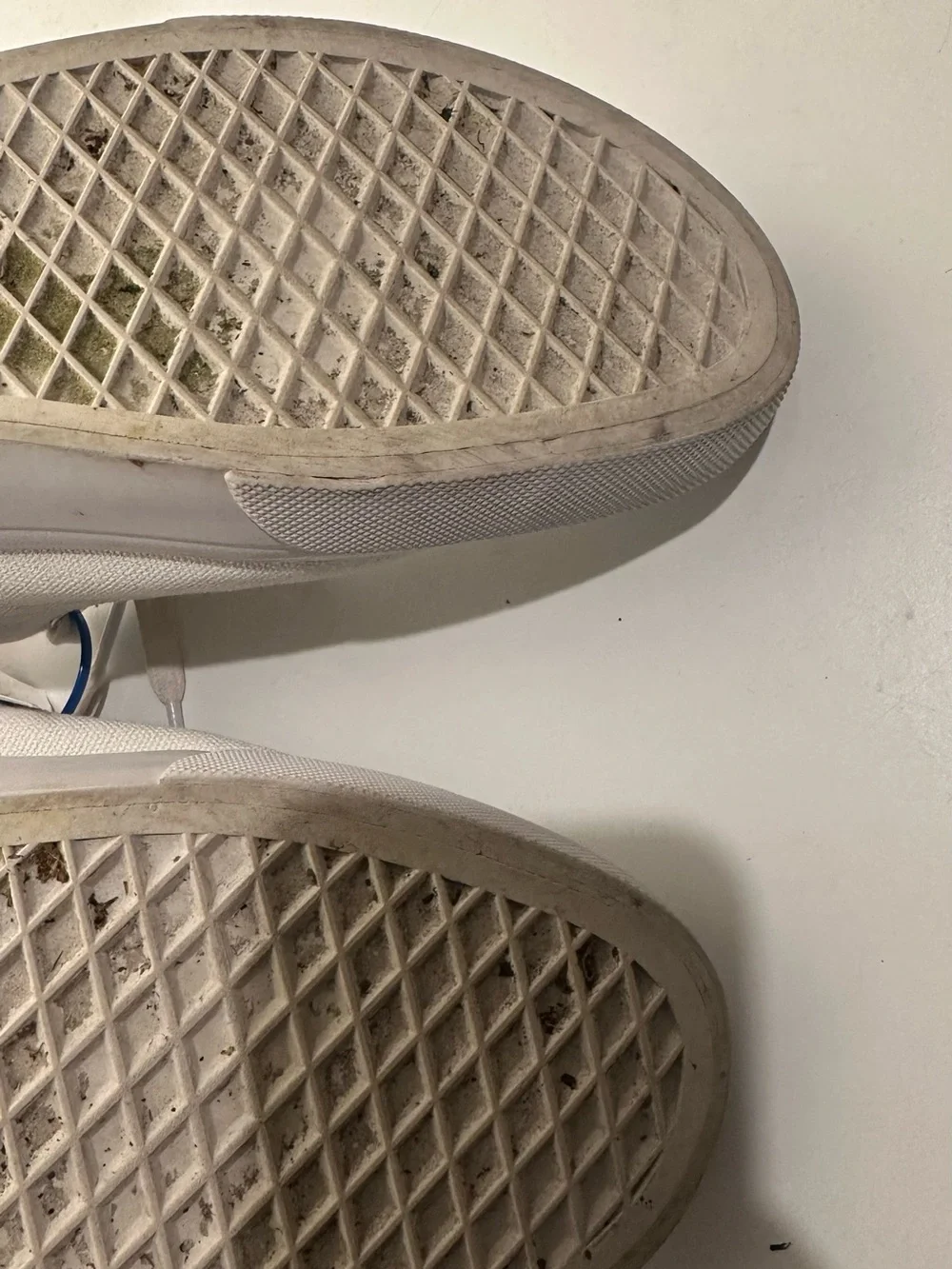 J. Crew Men's Cream Canvas Sneakers with Brown Heel Tab